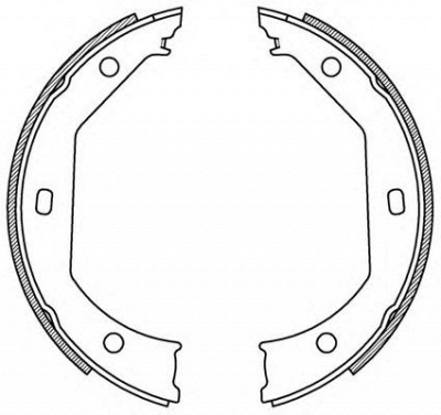 OPEN PARTS bsa219800 -  Комплект тормозных колодок
